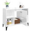 Stella Homewares Sink Cabinet High Gloss White 80x33x60 cm Engineered Wood
