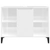 Stella Homewares Sink Cabinet High Gloss White 80x33x60 cm Engineered Wood