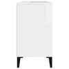 Stella Homewares Sink Cabinet High Gloss White 80x33x60 cm Engineered Wood
