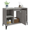 Stella Homewares Sink Cabinet Grey Sonoma 80x33x60 cm Engineered Wood