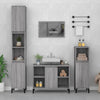Stella Homewares Sink Cabinet Grey Sonoma 80x33x60 cm Engineered Wood