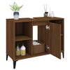 Stella Homewares Sink Cabinet Brown Oak 80x33x60 cm Engineered Wood