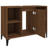 Stella Homewares Sink Cabinet Brown Oak 80x33x60 cm Engineered Wood