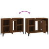 Stella Homewares Sink Cabinet Brown Oak 80x33x60 cm Engineered Wood