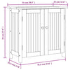 Stella Homewares Garden Cabinet 75x35x70 cm Solid Wood Acacia