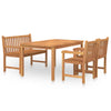 Stella Homewares 4 Piece Garden Dining Set Solid Wood Teak