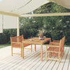 Stella Homewares 4 Piece Garden Dining Set Solid Wood Teak