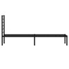 Stella Homewares Metal Bed Frame without Mattress with Headboard Black 107x203 cm King Single