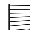 Stella Homewares Metal Bed Frame without Mattress with Headboard Black 150x200 cm