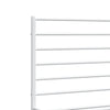 Stella Homewares Metal Bed Frame without Mattress with Headboard White 183x203 cm King
