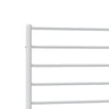 Stella Homewares Metal Bed Frame without Mattress with Footboard White 107x203 cm King Single