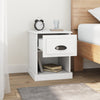 Stella Homewares Bedside Cabinet White 39x39x47.5 cm Engineered Wood