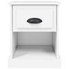 Stella Homewares Bedside Cabinet White 39x39x47.5 cm Engineered Wood