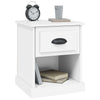 Stella Homewares Bedside Cabinets 2 pcs White 39x39x47.5 cm Engineered Wood