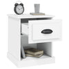 Stella Homewares Bedside Cabinets 2 pcs White 39x39x47.5 cm Engineered Wood
