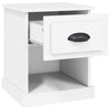 Stella Homewares Bedside Cabinets 2 pcs White 39x39x47.5 cm Engineered Wood