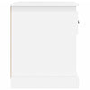 Stella Homewares Bedside Cabinets 2 pcs White 39x39x47.5 cm Engineered Wood