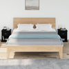 Stella Homewares Bedside Cabinets 2 pcs Black 39x39x47.5 cm Engineered Wood
