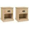 Stella Homewares Bedside Cabinets 2 pcs Sonoma Oak 39x39x47.5 cm Engineered Wood