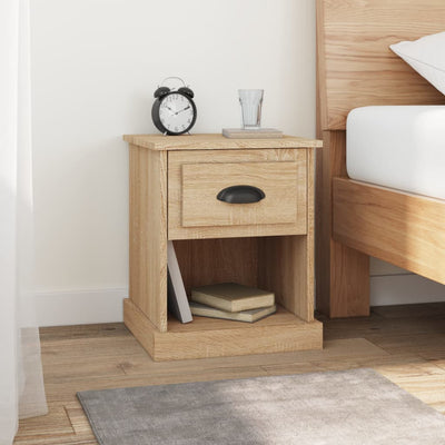 Stella Homewares Bedside Cabinets 2 pcs Sonoma Oak 39x39x47.5 cm Engineered Wood