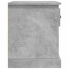 Stella Homewares Bedside Cabinets 2 pcs Concrete Grey 39x39x47.5 cm Engineered Wood