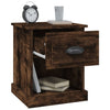Stella Homewares Bedside Cabinets 2 pcs Smoked Oak 39x39x47.5 cm Engineered Wood