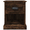 Stella Homewares Bedside Cabinets 2 pcs Smoked Oak 39x39x47.5 cm Engineered Wood