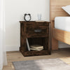 Stella Homewares Bedside Cabinets 2 pcs Smoked Oak 39x39x47.5 cm Engineered Wood