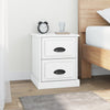 Stella Homewares Bedside Cabinet White 39x39x47.5 cm Engineered Wood