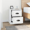 Stella Homewares Bedside Cabinets 2 pcs White 39x39x47.5 cm Engineered Wood
