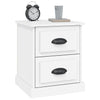 Stella Homewares Bedside Cabinets 2 pcs White 39x39x47.5 cm Engineered Wood