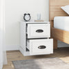 Stella Homewares Bedside Cabinets 2 pcs High Gloss White 39x39x47.5 cm Engineered Wood