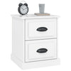 Stella Homewares Bedside Cabinets 2 pcs High Gloss White 39x39x47.5 cm Engineered Wood