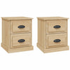 Stella Homewares Bedside Cabinets 2 pcs Sonoma Oak 39x39x47.5 cm Engineered Wood