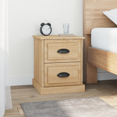Stella Homewares Bedside Cabinets 2 pcs Sonoma Oak 39x39x47.5 cm Engineered Wood