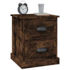 Stella Homewares Bedside Cabinets 2 pcs Smoked Oak 39x39x47.5 cm Engineered Wood
