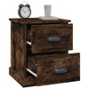 Stella Homewares Bedside Cabinets 2 pcs Smoked Oak 39x39x47.5 cm Engineered Wood