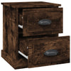 Stella Homewares Bedside Cabinets 2 pcs Smoked Oak 39x39x47.5 cm Engineered Wood