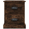 Stella Homewares Bedside Cabinets 2 pcs Smoked Oak 39x39x47.5 cm Engineered Wood