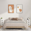 Stella Homewares Bedside Cabinet High Gloss White 39x39x67 cm Engineered Wood