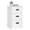 Stella Homewares Bedside Cabinet High Gloss White 39x39x67 cm Engineered Wood
