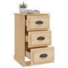 Stella Homewares Bedside Cabinet Sonoma Oak 39x39x67 cm Engineered Wood