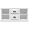 Stella Homewares TV Cabinet White 99.5x35.5x48 cm Engineered Wood
