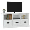 Stella Homewares TV Cabinet High Gloss White 100x35x50 cm Engineered Wood