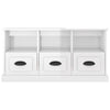 Stella Homewares TV Cabinet High Gloss White 100x35x50 cm Engineered Wood