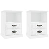 Stella Homewares Bedside Cabinets 2 pcs White 43x36x60 cm