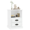 Stella Homewares Bedside Cabinets 2 pcs White 43x36x60 cm