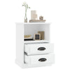 Stella Homewares Bedside Cabinets 2 pcs White 43x36x60 cm