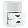 Stella Homewares Bedside Cabinets 2 pcs White 43x36x60 cm