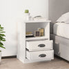 Stella Homewares Bedside Cabinets 2 pcs White 43x36x60 cm